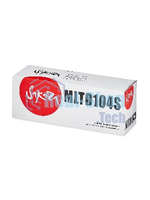 Комплект MLTD104S Sakura из 2х картриджей для Samsung, черный, 1500 к.