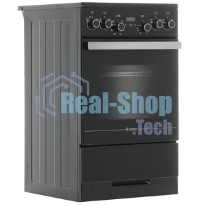 Плита электрическая Gefest ЭП Н Д 5560-03 0057 черный, конфорок 4 электрических, духовка 55 л, 50 см x 85 см x 58.5 см