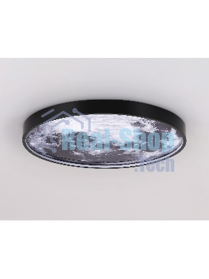 Настенно-потолочный светодиодный светильник Ambrella light FW11112 BK черный 25W LED 3000-6400K D400*38