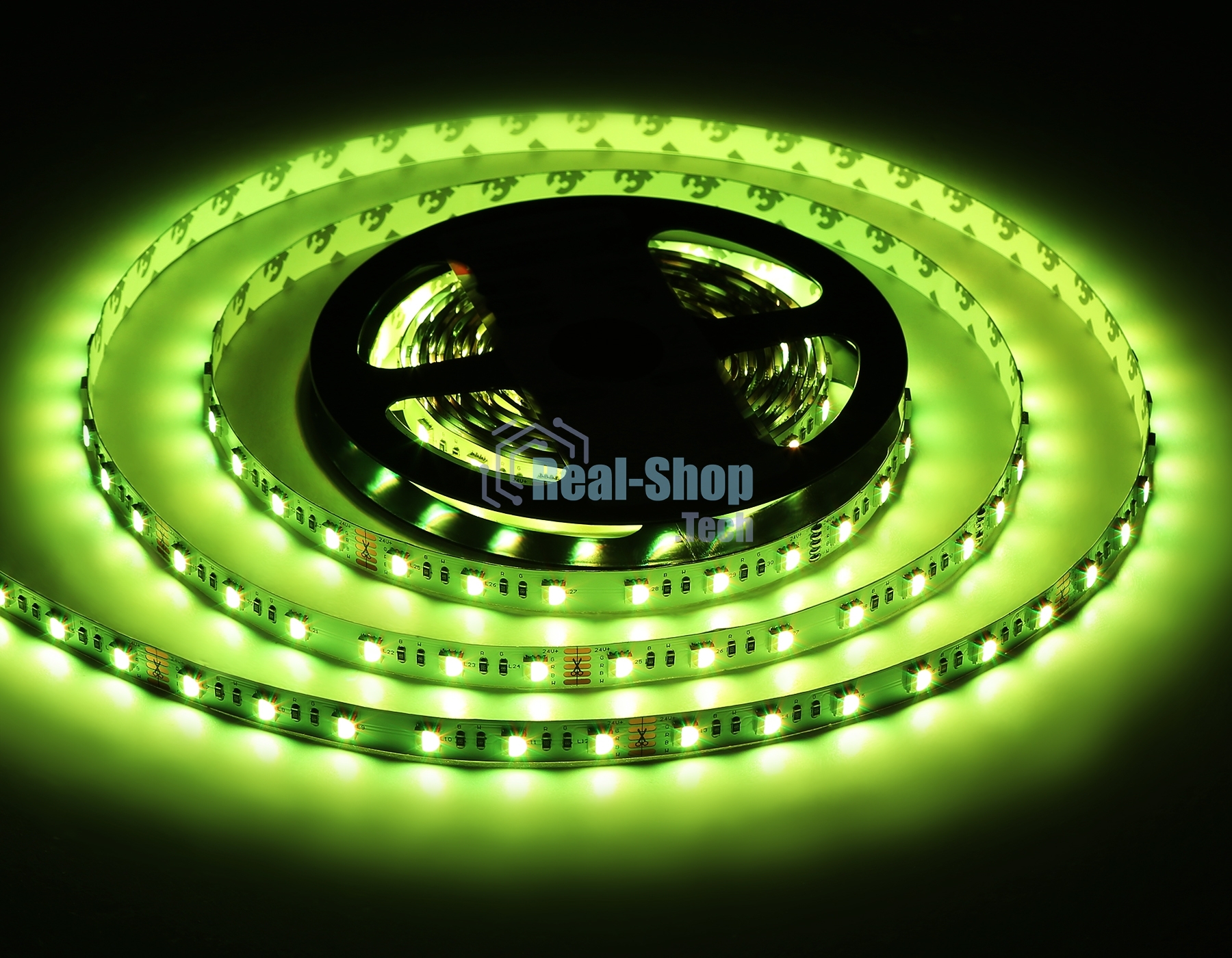 Светодиодная лента Ambrella light GS4403 5050 60Led/ 10W m/ 24V IP20 RGBW+6500K/ 5000*10*1.87mm (5 конт.)