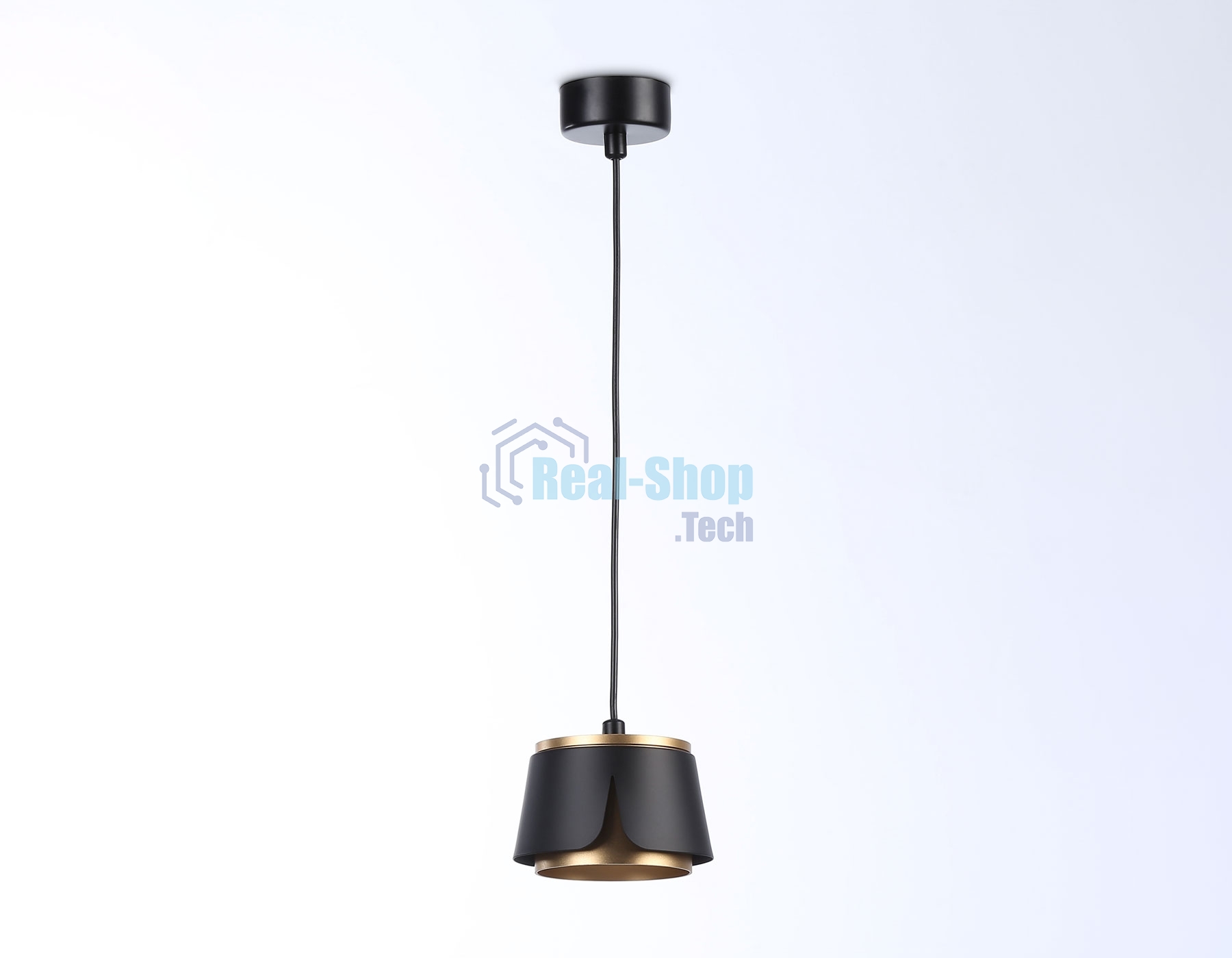 Светильник Ambrella light TN71247 BK/GD черный/золото GX53 D100*1090