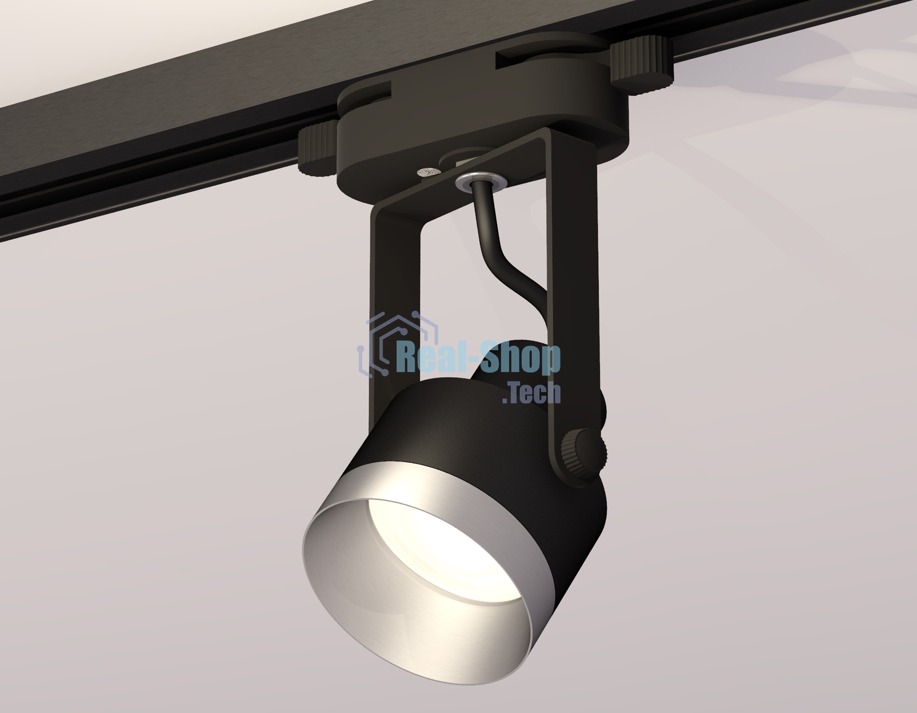 Светильник Ambrella light XT6602043 PBK/MCH черный полированный/хром матовый MR16 GU10 (C6602, N6133)