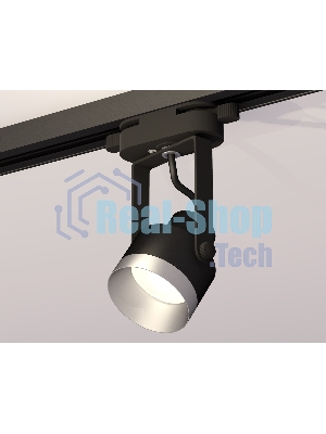 Светильник Ambrella light XT6602043 PBK/MCH черный полированный/хром матовый MR16 GU10 (C6602, N6133)