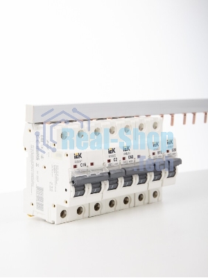 Шина соединительная типа IEK YNS21-2-063PIN (штырь) 2Р 63А (дл.1м) IEK
