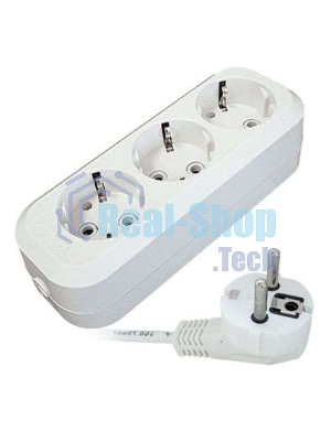 Удлинитель 3х7 м с заземл. 16А IP20 Е-303 АБС-пл. ПВС 3х1 UNIVersal 9631979