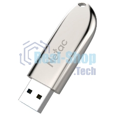Флешка USB Netac U352 (NT03U352N-032G-20PN), 32Gb, USB 2.0, R/W 50/15, серебристый