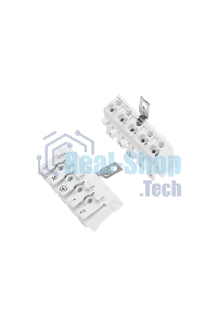 Клемма пружинная соединительная Rexant КСП 5-полюсная с заземлением и с монтажными ножками (50 шт./уп.)