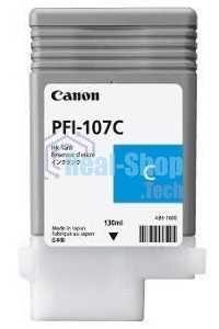 Картридж струйный Canon PFI-107C (6706B001) голубой (130 мл) для Canon iP F680/685/780/785