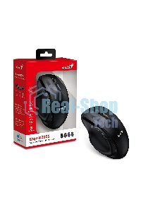 Мышь беспроводная Genius Ergo 8200S черный, 1200 dpi, радиоканал, USB, кнопки - 5