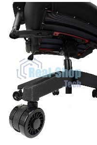 Кресло игровое Knight Outrid Smile черный эко.кожа крестов. пластик