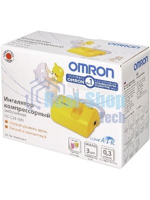 Ингалятор OMRON NE-C24 Kids компрессорный, детский, желтый