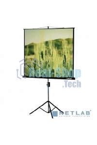 Экран на треноге Lumien 150x150 см Eco View LEV-100101 1:1 напольный рулонный