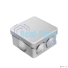 Рувинил 67030 Тусо. Коробка расп. для о/п, 70х70х40 мм, 7вводов, IP55 (св.-серая)