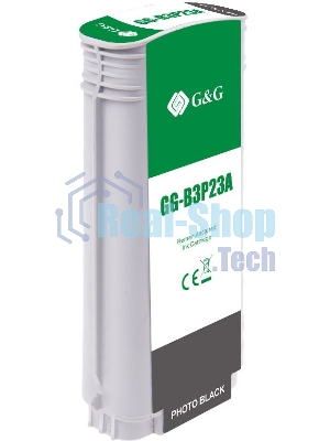 Картридж струйный G&G GG-B3P23A №727 фото черный (130 мл) для HP DJ T920/T1500