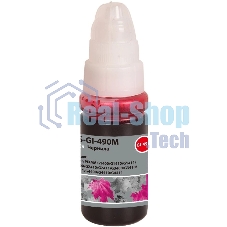 Чернила Cactus CS-GI-490M пурпурный 70мл для Canon PIXMA G1400/G1410/G1411/G2400/G2410/G2411/G3400/G3410/G3411/G4400/G4410/G4411