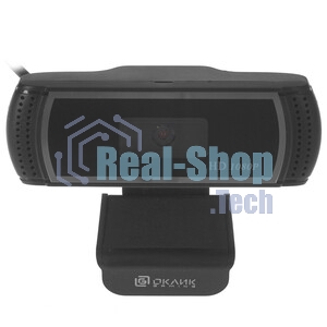 Веб-камера OKLICK OK-C013FH 1920x1080, 30 кадр/с, USB Type-A, микрофон (шумоподавление), универсальное крепление