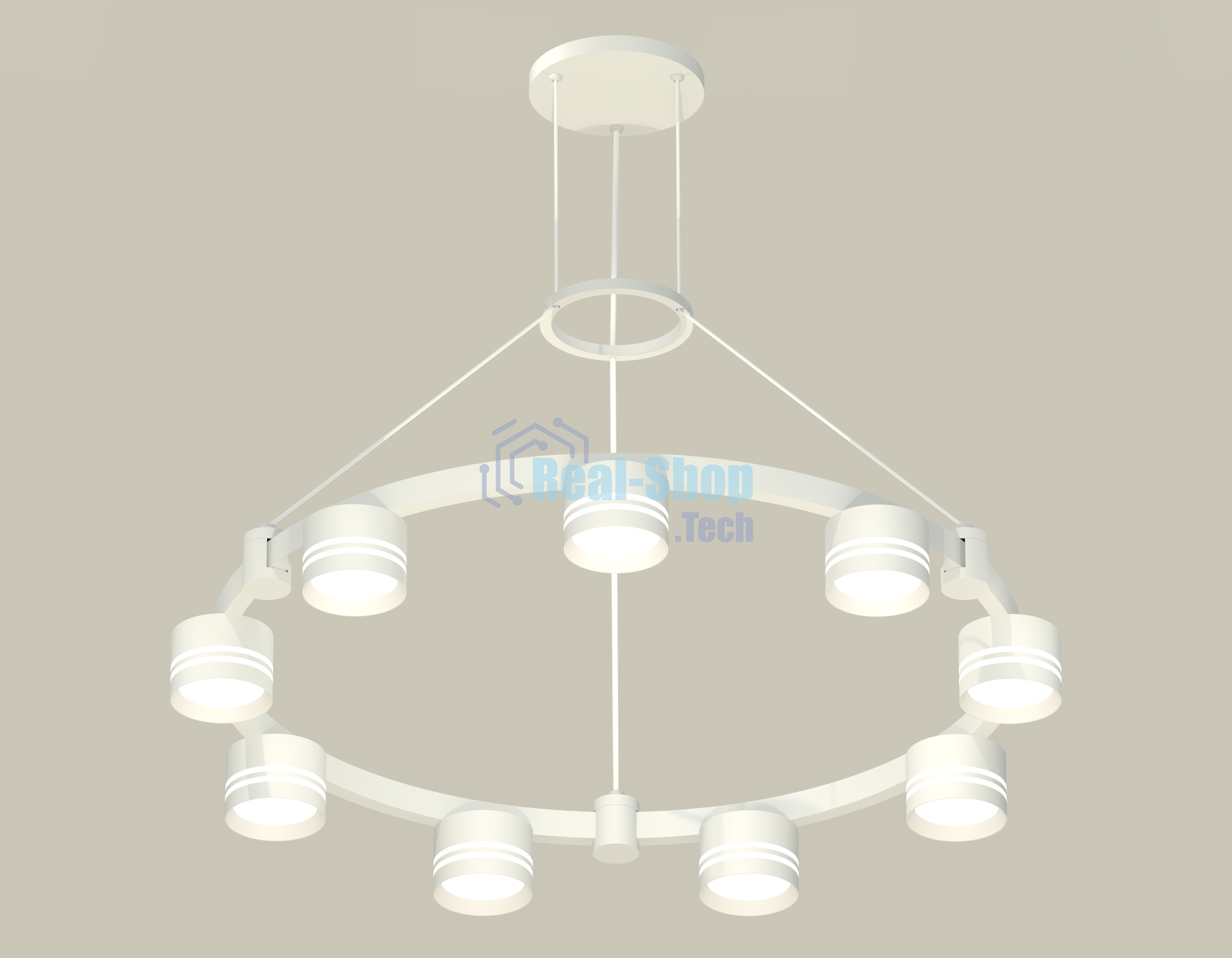 Светильник Ambrella light XR92031903/9 SWH/FR белый песок/белый матовый GX53 (A9203, C9241, N8477)