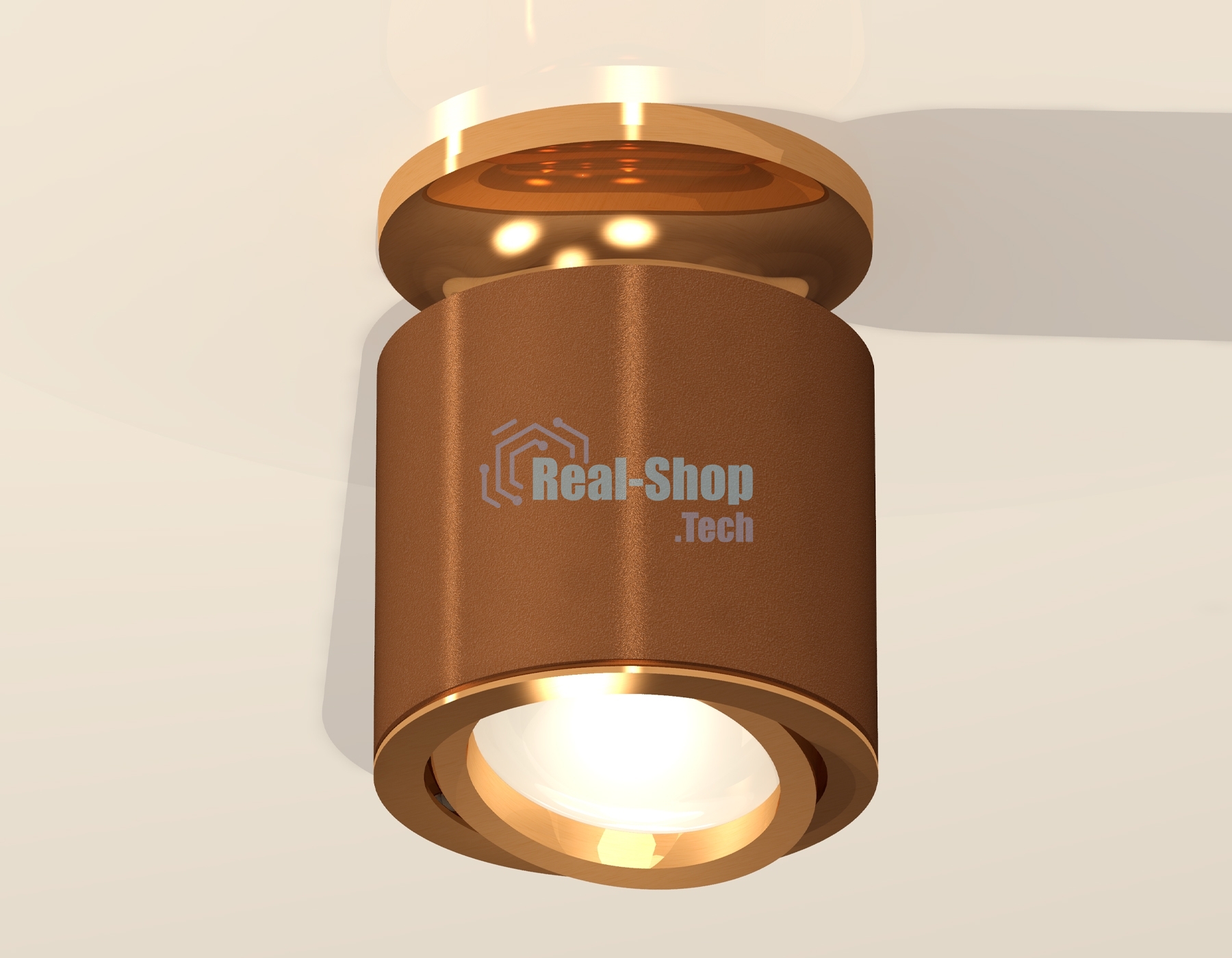 Светильник Ambrella Light XS7404120 SCF/PYG кофе песок/золото желтое полированное MR16 GU5.3 (N7929, C7404, N7004)