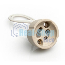 ceramic holder GU10 with / Патрон под лампу GU10