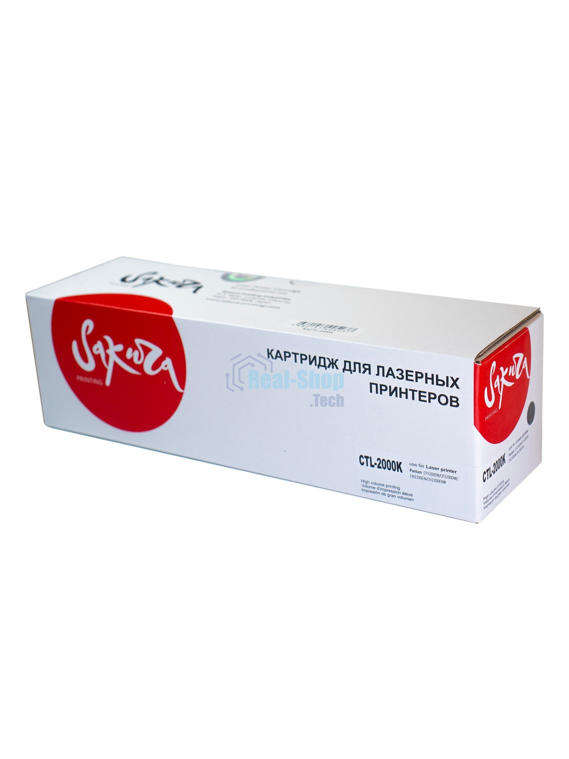 Картридж CTL-2000K Sakura для Pantum CM2200FDW / CP2200DW, черный, 1500 стр.