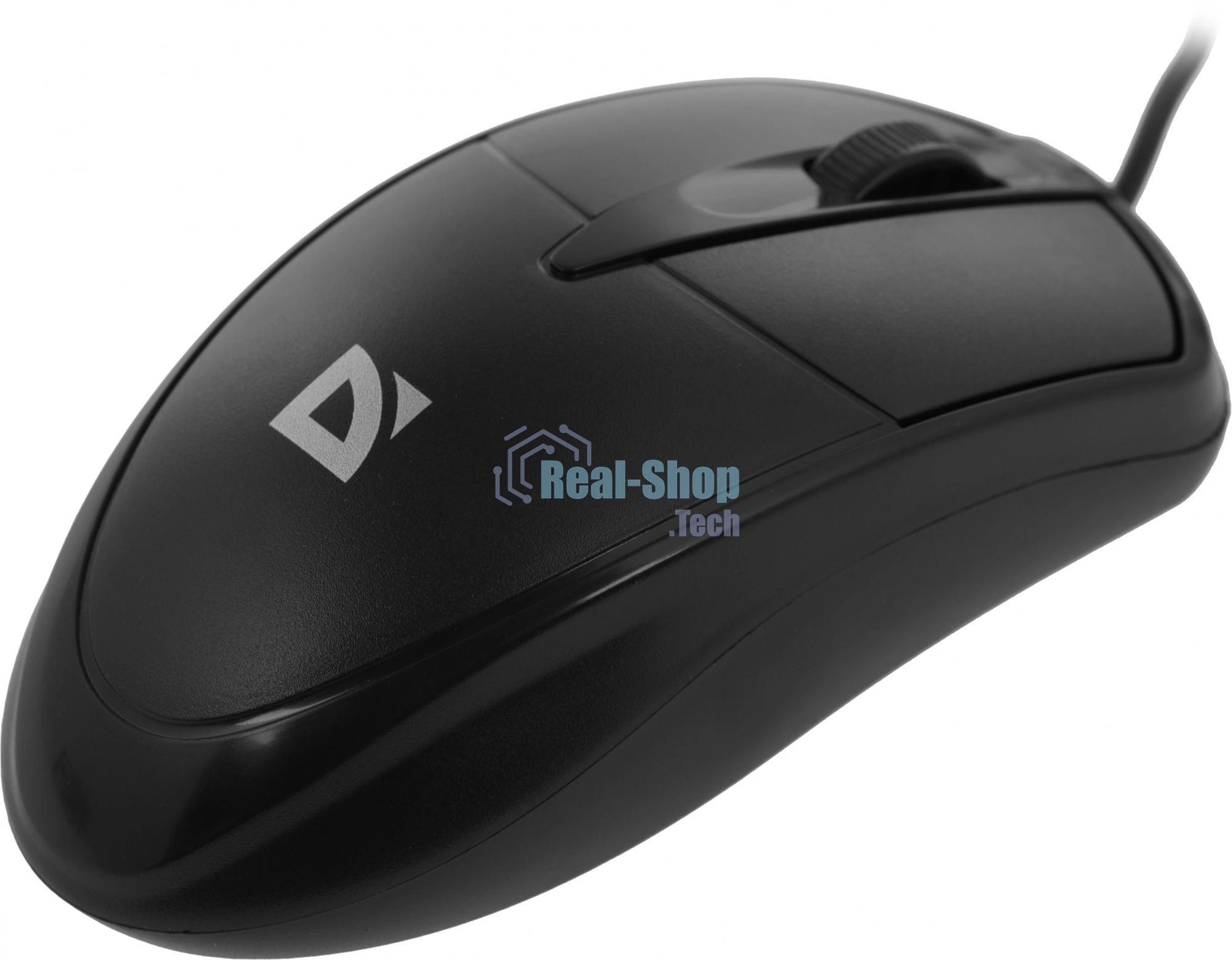 Мышь проводная Defender Trace MB-989 черный, 1000 dpi, USB, кнопки - 3