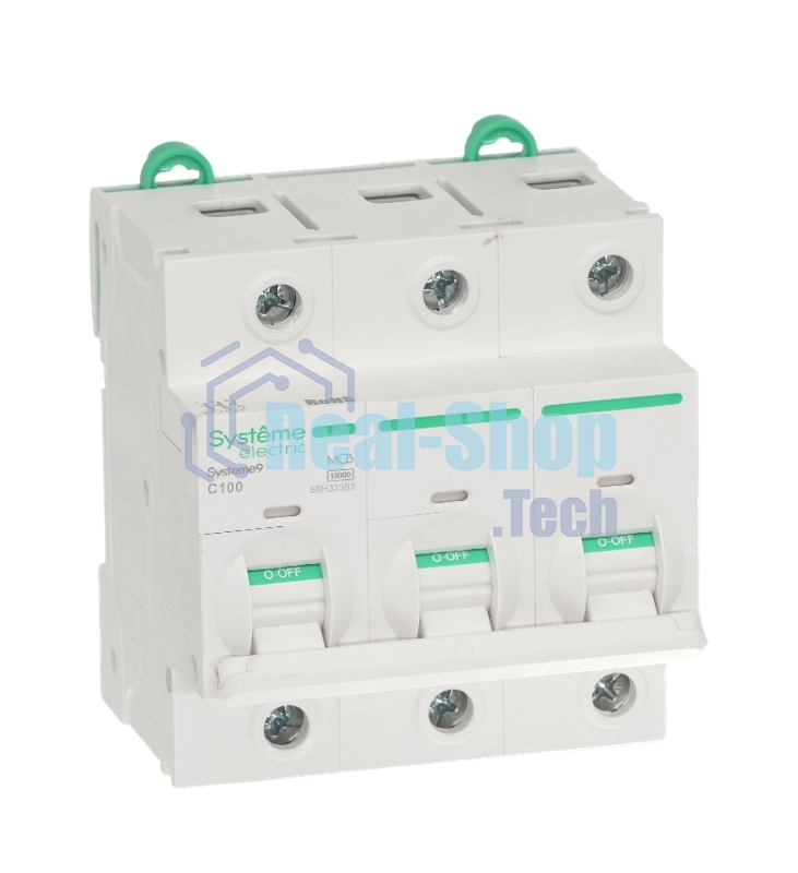 Автоматический выключатель Systeme Electric S9H32392 Systeme9 27мм C 125A 3P 10 kA 400В