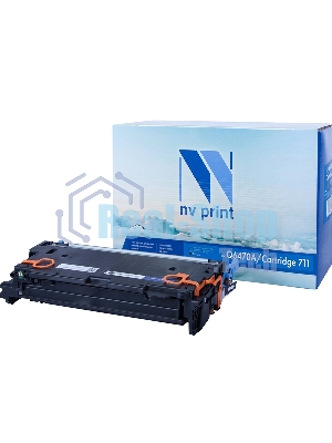 Картридж лазерный NVPrint совместимый HP Q6470A/Canon 711 Black для LaserJet Color 3505/3505x/3505n/3505dn/3600/3600n/3600dn/3800/3800n/3800dn/3800dnt/Canon LBP-5300/5360/MF-9130/9170/9220Cdn/9280Cdn (6000k)