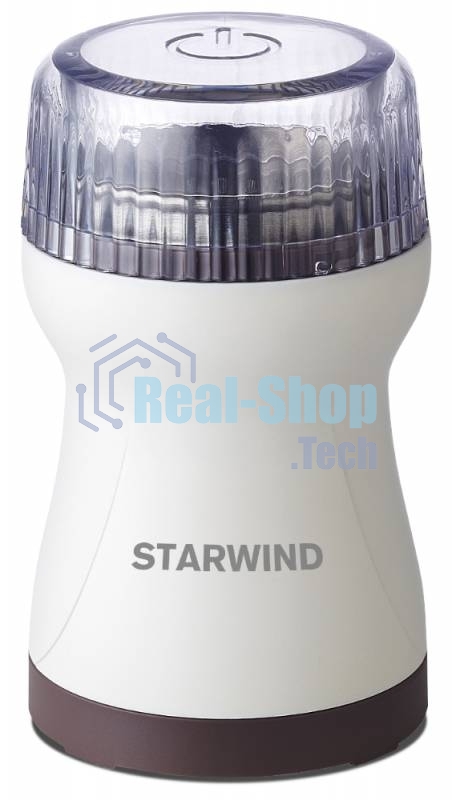 Кофемолка Starwind SGP4422 200Вт сист.помол.:ротац.нож вместим.:40гр белый/коричневый