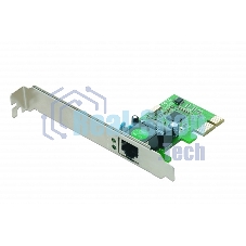 Сетевой адаптер Ethernet Gembird NIC-GX1 1000/100/10, PCI-express, чипсет RTL8111C
