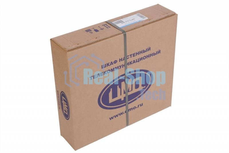 Шкаф настенный ЦМО ШРН-Э-9.500.1 9U 600x520 мм пер. дв. стал. лист несъемные бок. пан. серый