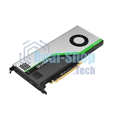 Видеокарта PNY NVIDIA Quadro RTX 4000 (Turing TU106), 8GB GDDR6/256 bit, , 3xDP, DisplayPort-DVI-D, USB Type-C, 1xStereo, 1xSync,PCI Express 3.0 16x VCQRTX4000BLK-1
