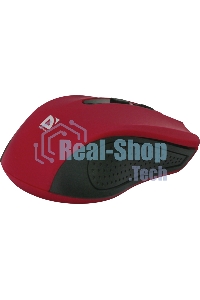 Мышь беспроводная Defender Accura MM-935 красный, 1600 dpi, радиоканал, USB, кнопки - 4
