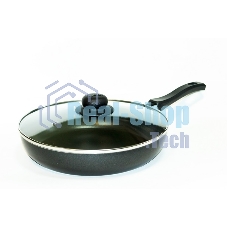 Сковорода PROMO PR-P2705 с крышкой, 24 см, штамп.алюминий, антиприг.покрытие (в уп. 8 шт)