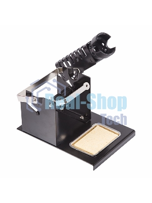 Подставка под паяльник Rexant, металл, держатель припоя, ниша, губка