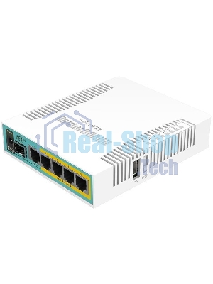 Маршрутизатор 10/100/1000M 5PORT HEX POE RB960PGS MIKROTIK