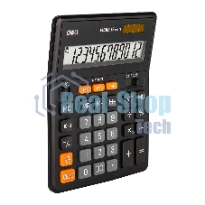 Калькулятор настольный Deli EM888 черный 12-разр.