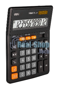 Калькулятор настольный Deli EM888 черный 12-разр.