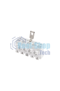 Клемма пружинная соединительная Rexant КСП 5-полюсная с заземлением и с монтажными ножками (50 шт./уп.)