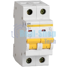 Выключатель автоматический модульный 2п C 63А 4.5кА ВА47-29 ИЭК MVA20-2-063-C