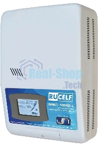 Стабилизатор напряжения Rucelf SRWII-10000-L 10кВА однофазный белый