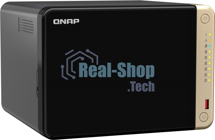 Сетевое хранилище NAS Qnap Original TS-664-8G 6-bay настольный Celeron N5095
