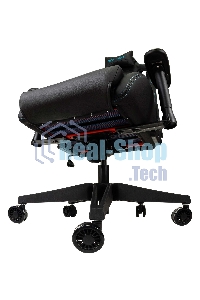 Кресло игровое Knight Outrid Smile черный эко.кожа крестов. пластик