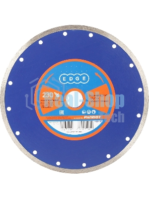 Диск EDGE by Patriot алмазный сплошной 230х25,4 универсальный