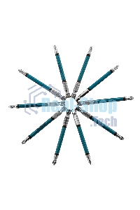 Набор бит Gross PZ2 х90, сталь S2, 10 шт.