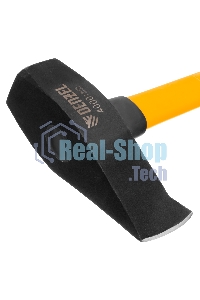 Колун-кувалда Denzel 4000 г, кованая, фибергласовая рукоятка c TPR покрытием, 880 мм