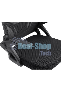 Кресло офисное Defender Office черный, сетка, регулир. подлокот