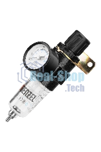 Фильтр-регулятор Denzel FR1500, 10 бар, 1500 л/мин, 1/4