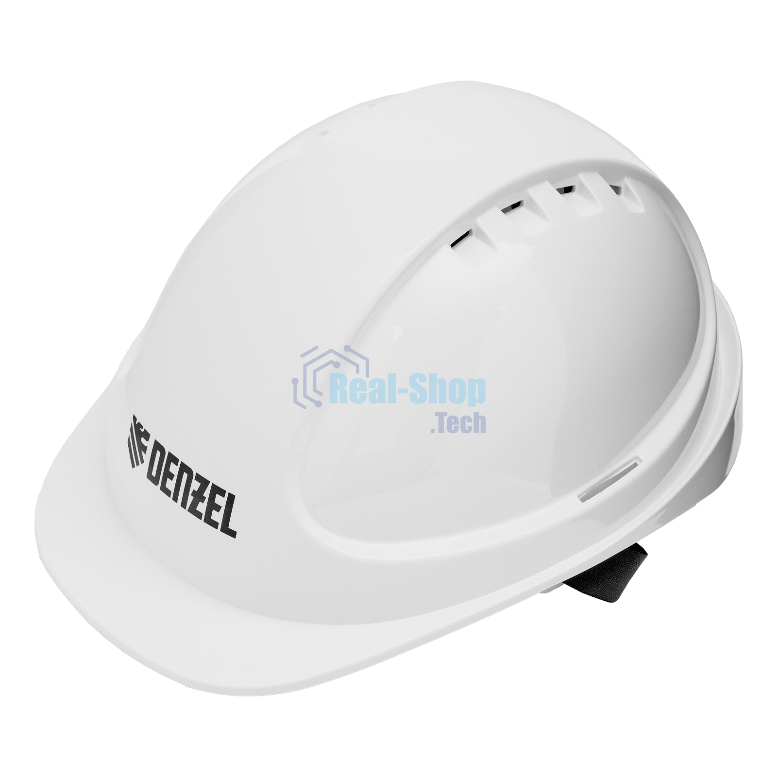 Каска защитная ударопрочная Denzel ABS/PC, плавная регулировка, модель 