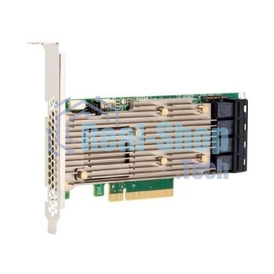 Контроллер MegaRAID 9460-16I SGL (05-50011-00), PCIe 3.1 x8 LP, SAS/SATA/NVMe, RAID 0,1,5,6,10,50,60, 16port(4 * int SFF8643), 4Gb Cache, 3516ROC
