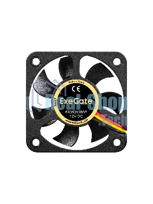 Вентилятор для корпуса ExeGate EX05010B3P черный, 50 мм, 5500 об/мин, 30 дБ, 3 pin